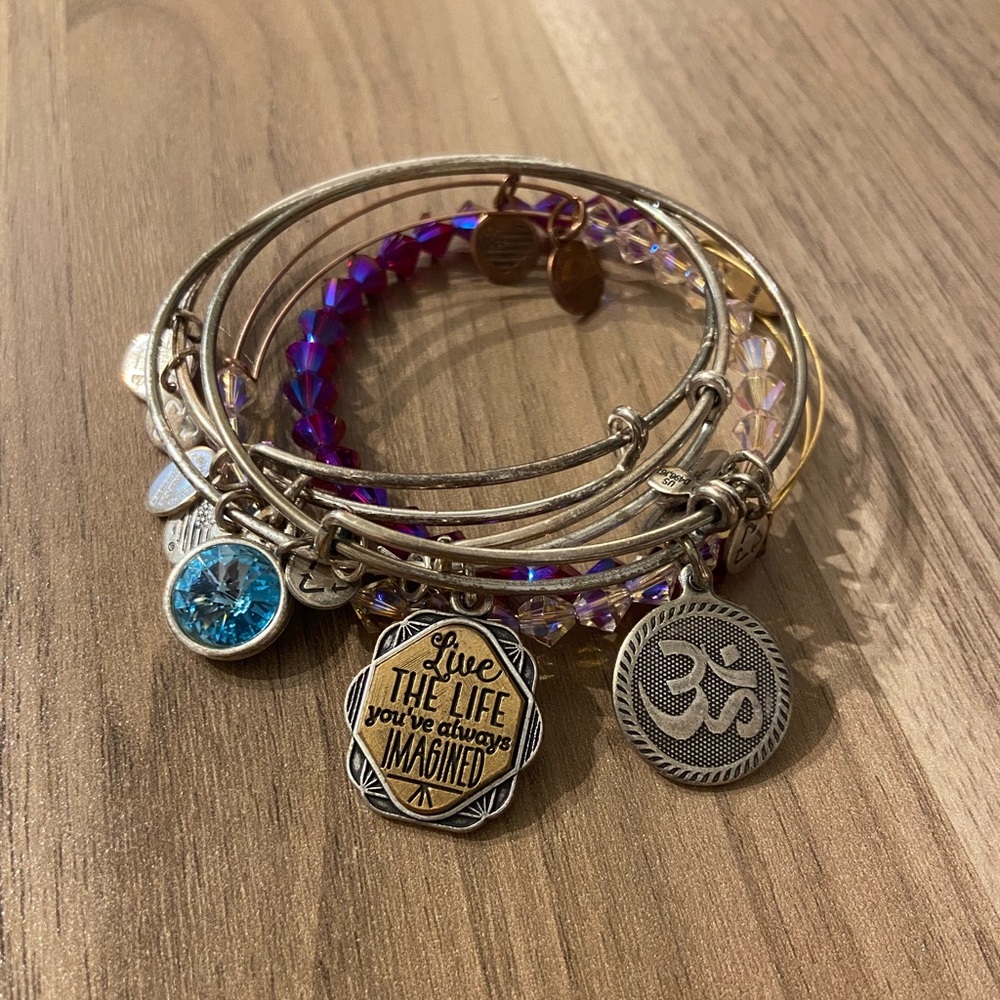 Alex and Ani bracelet set